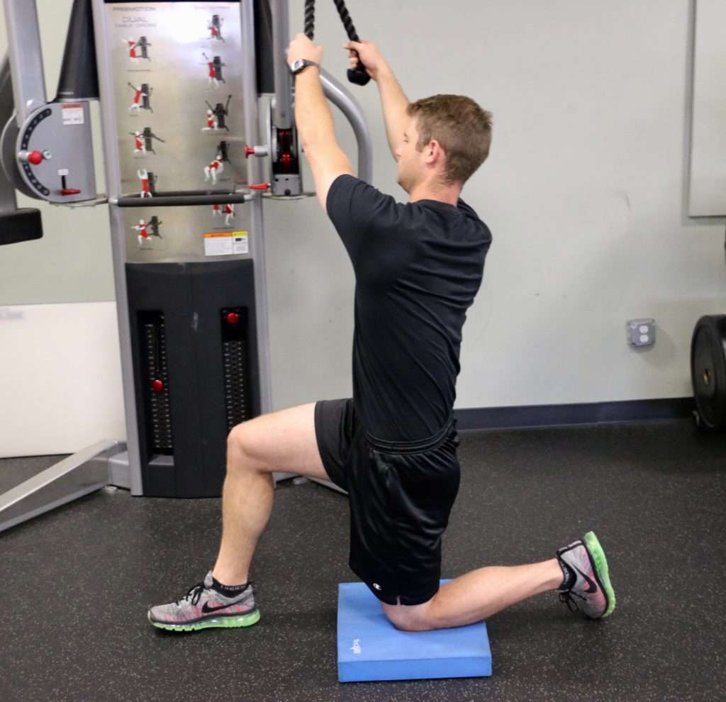 Cable Rotation Excessive Extension During Chop
