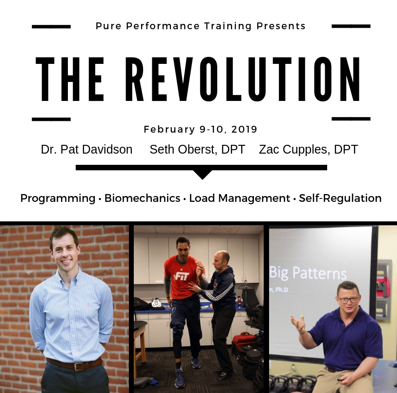 February Conference at Pure Performance: The Revolution